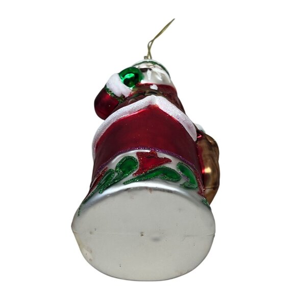 2012 Jim Shore Holiday Living Dashaway Santa Glass Christmas Ornament 0388664 - Picture 6 of 10